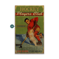 Hockey Players Club - Wood & Metal Wall Art