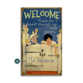 Beyond the Garden Gate - Wood & Metal Wall Art