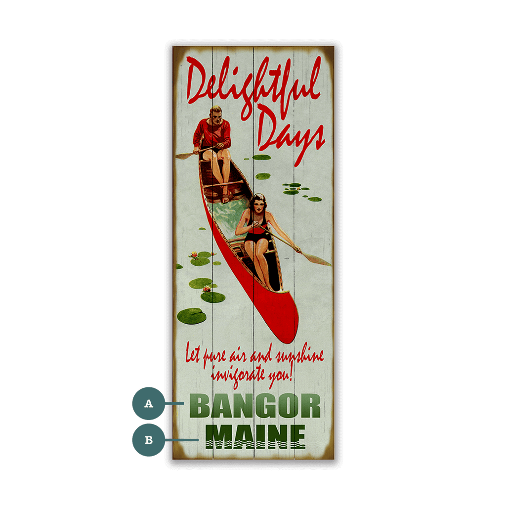 Delightful Days - Wood & Metal Wall Art