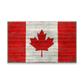 Canadian Flag - Wood & Metal Wall Art