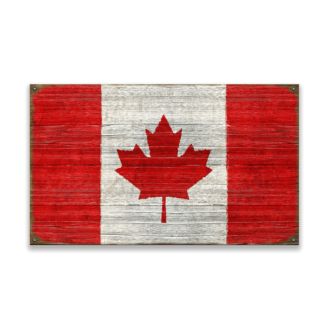 Canadian Flag - Wood & Metal Wall Art