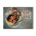 Learn to Fly: Generic - Wood & Metal Wall Art