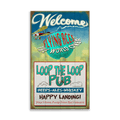 Loop the Loop Pub: Generic - Wood & Metal Wall Art