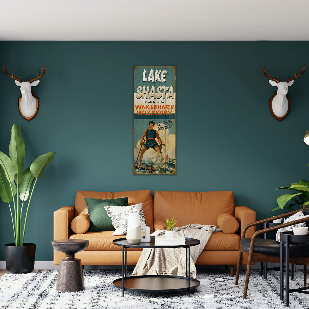 Wakeboard Wizardry - Wood & Metal Wall Art