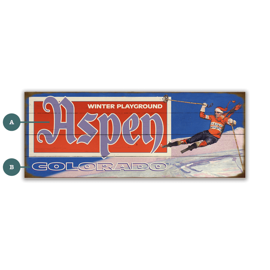 Winter Playground - Wood & Metal Wall Art