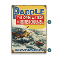 Paddle the Open Waters - Wood & Metal Wall Art
