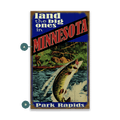 Land the Big Ones: Muskie - Wood & Metal Wall Art