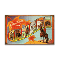 Canada Postcard - Wood & Metal Wall Art