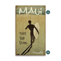 Seek Your Bliss Surfing - Wood & Metal Wall Art