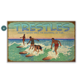 Riding the Waves: Surf Edition - Wood & Metal Wall Art