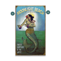 Mermaid Mystique at Moonlight (PG) - Wood & Metal Wall Art