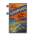 Utopian Air Tours - Wood & Metal Wall Art