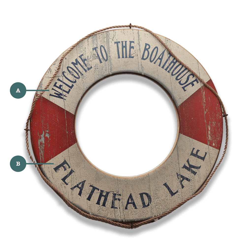 Life Preserver - Wood Wall Decor