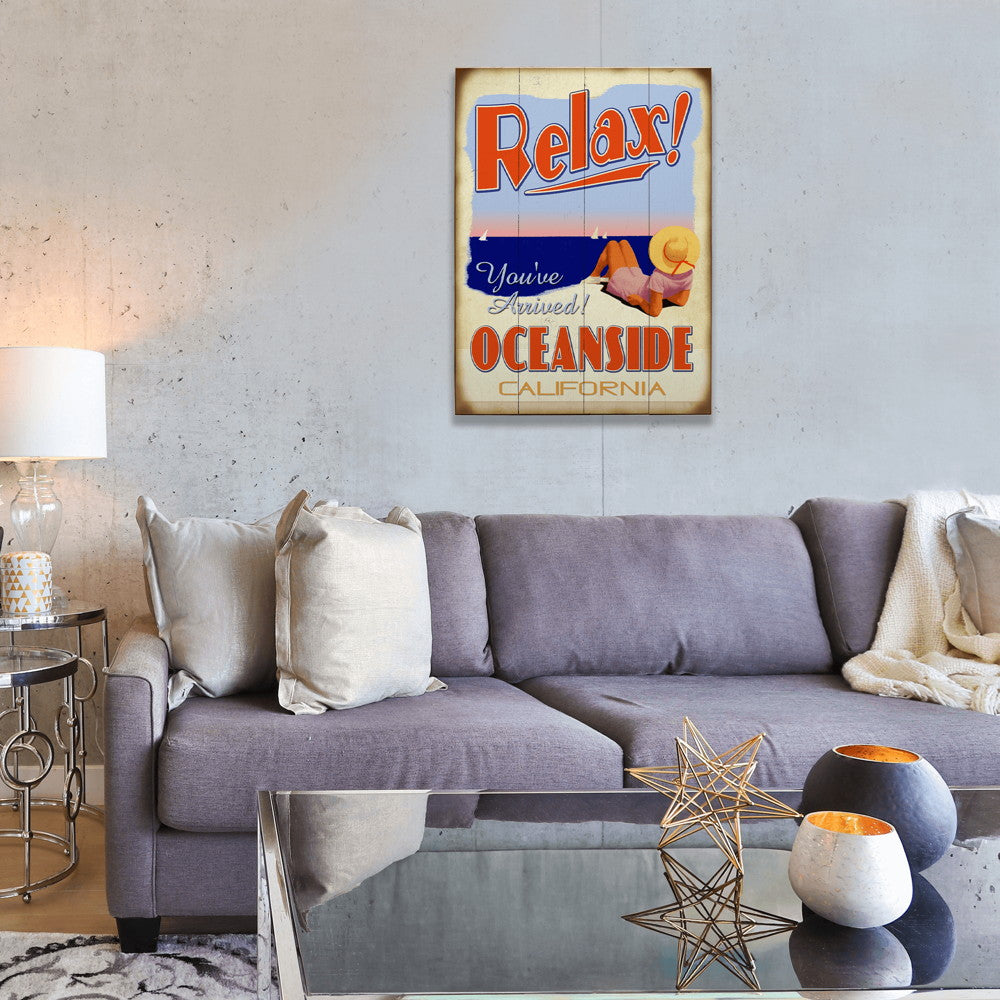 You've Arrived: Beach - Wood & Metal Wall Art
