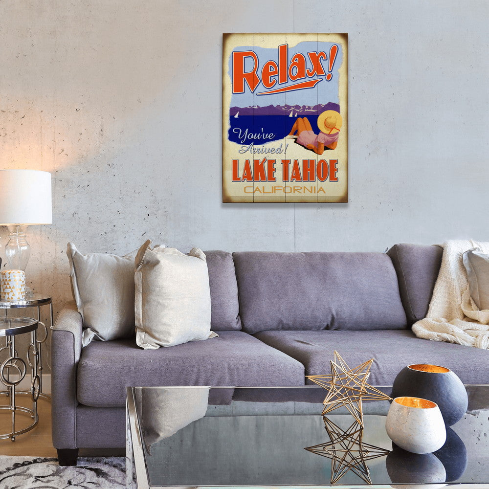 You've Arrived: Lake - Wood & Metal Wall Art