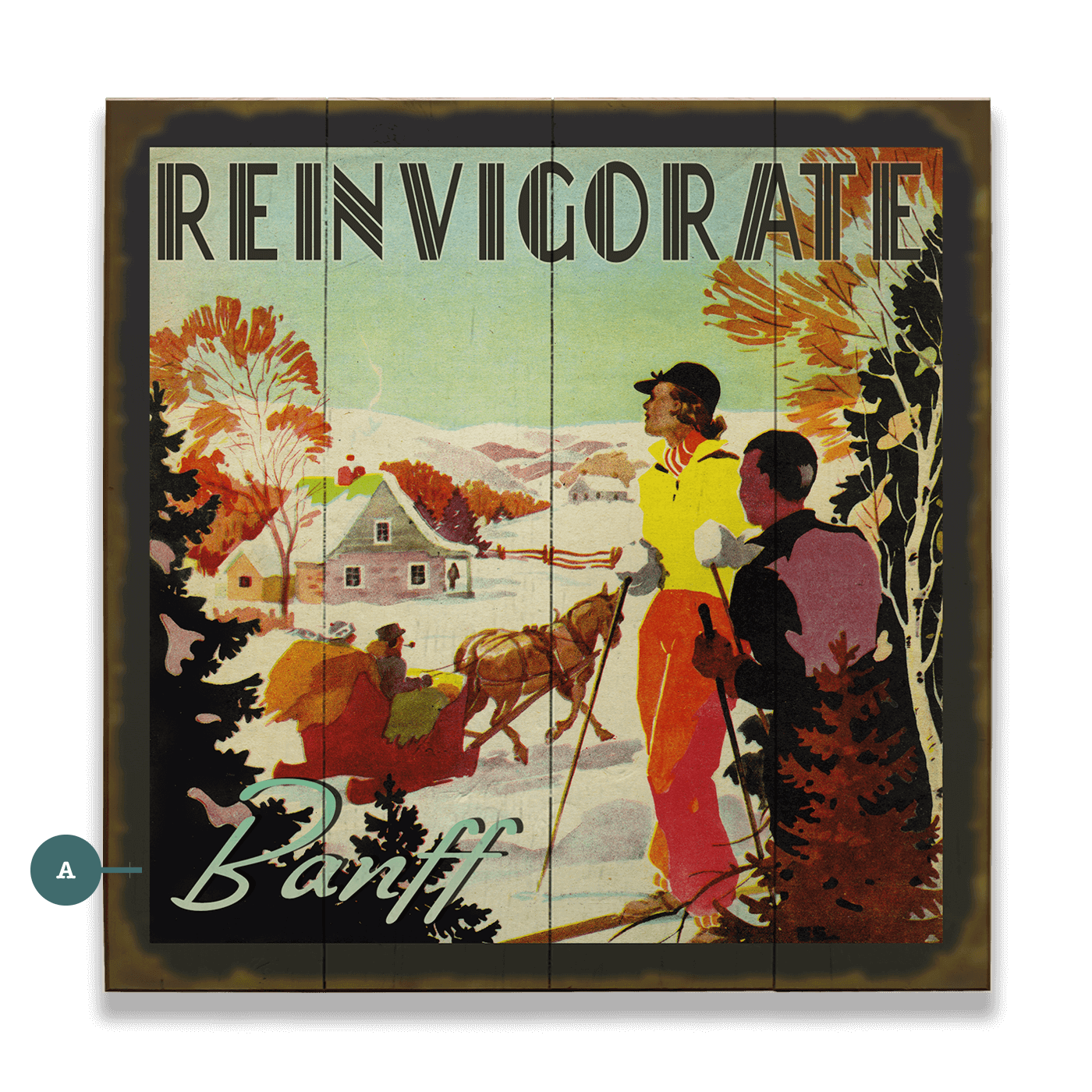 Reinvigorate - Wood & Metal Wall Art