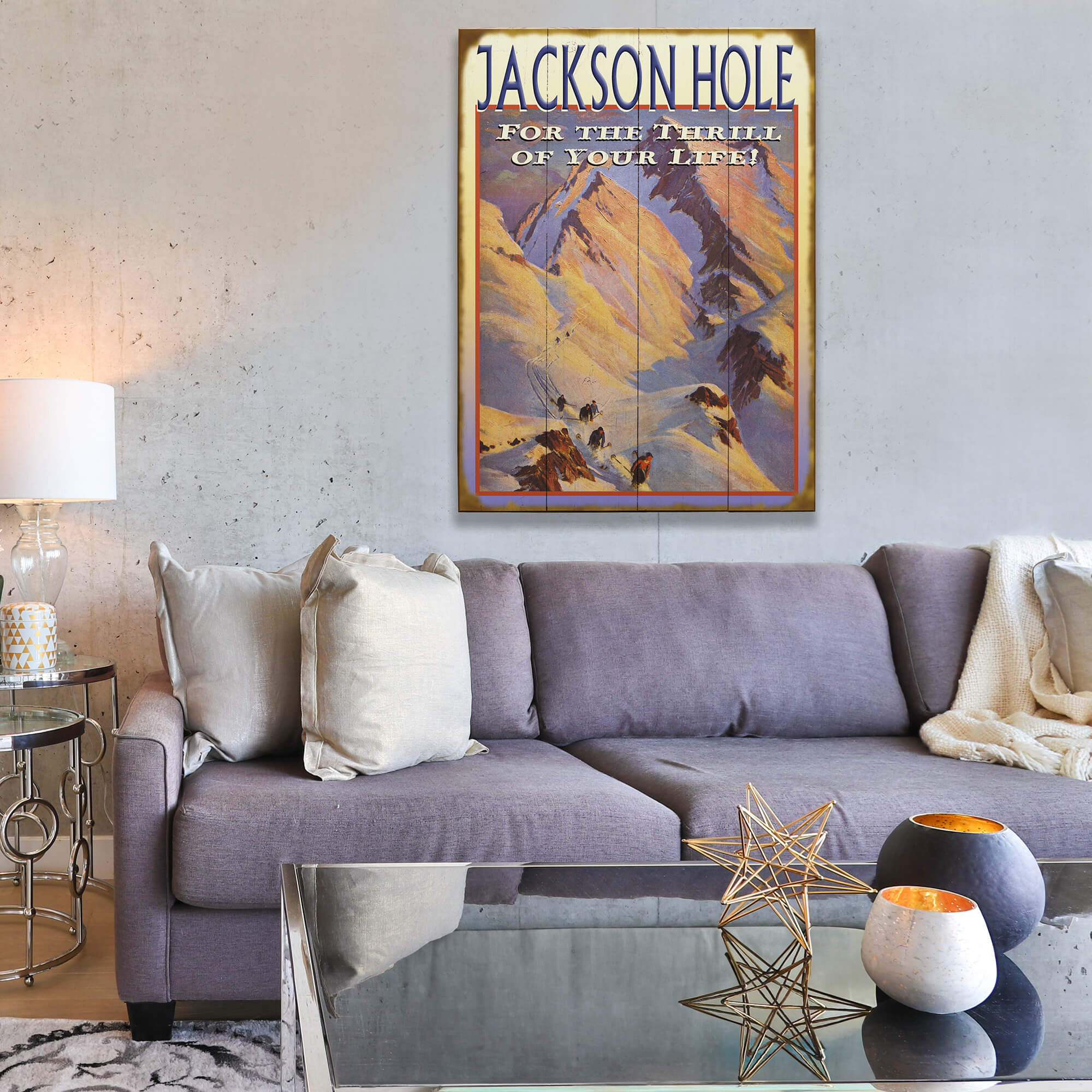 For the Thrill of Your Life - Wood & Metal Wall Art