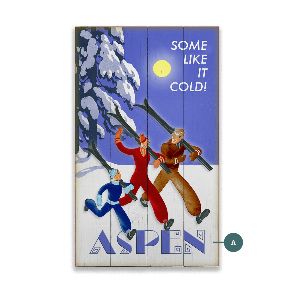 Some Like It Cold - Wood & Metal Wall Art