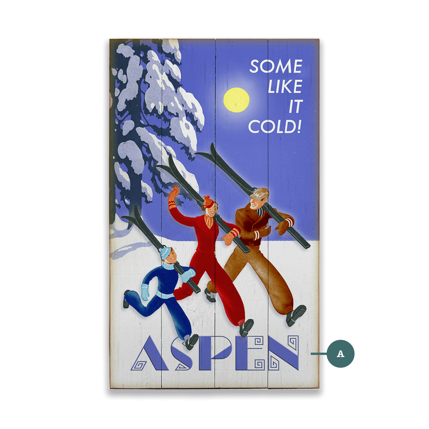 Some Like It Cold - Wood & Metal Wall Art