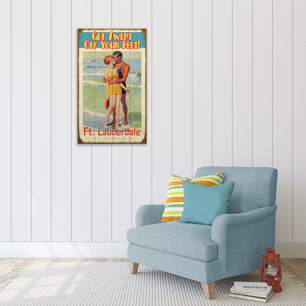 Swept Off Your Feet - Wood & Metal Wall Art