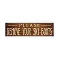 Please Remove Boots: Generic - Wood & Metal Wall Art