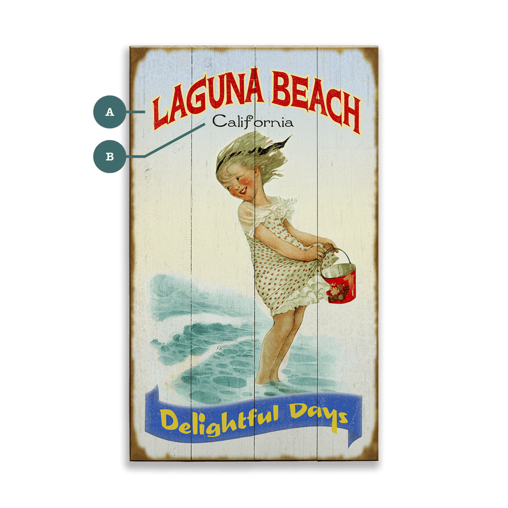 Wind, Waves and Beach Bliss - Wood & Metal Wall Art