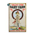 Milkmaid Drink More Milk - Wood & Metal Wall Art