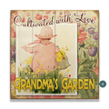 Cultivated With Love - Wood & Metal Wall Art