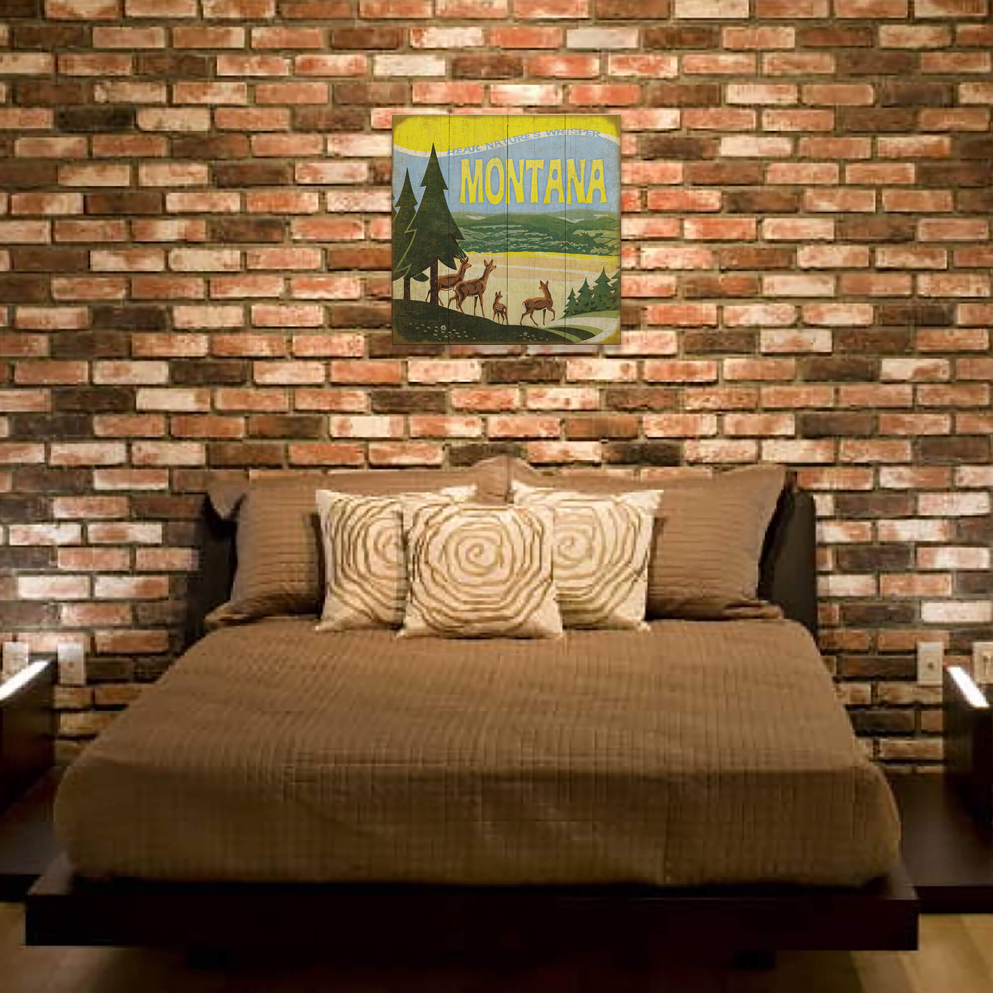 Hear Nature's Whisper - Wood & Metal Wall Art