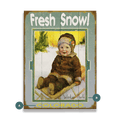 Fresh Snow - Wood & Metal Wall Art