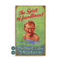 The Spirit of Friendliness - Wood & Metal Wall Art