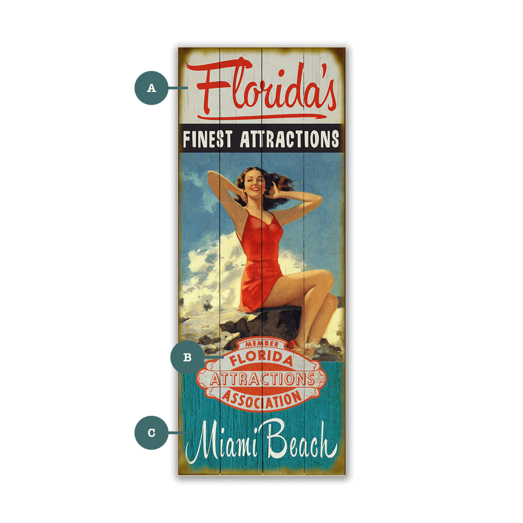 Finest Attractions - Wood & Metal Wall Art
