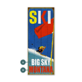 Ski Racer - Wood & Metal Wall Art