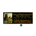 Gather 'Round, Happy Thanksgiving - Wood & Metal Wall Art