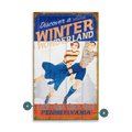 Discover a Winter Wonderland - Wood & Metal Wall Art