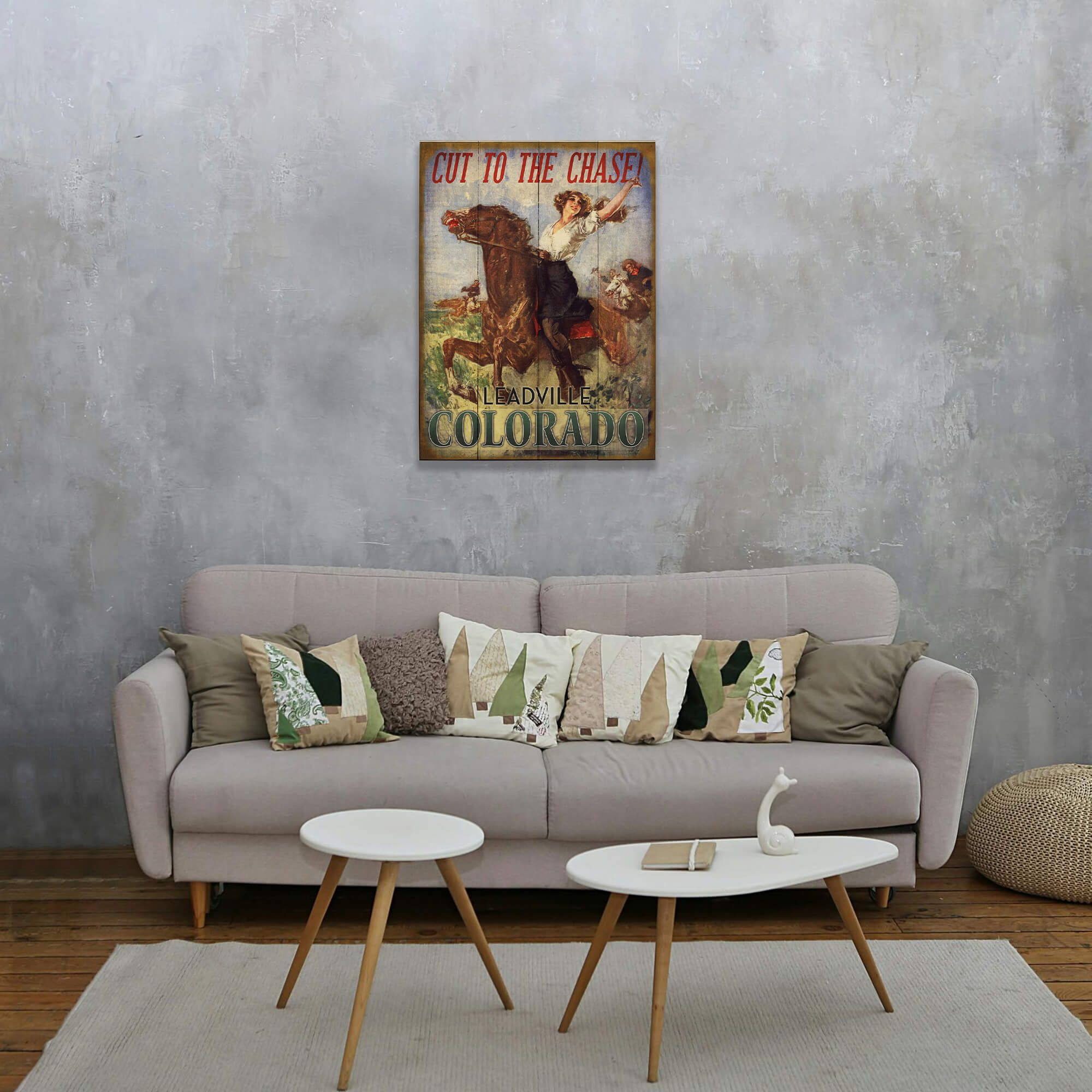 Cut to the Chase - Wood & Metal Wall Art