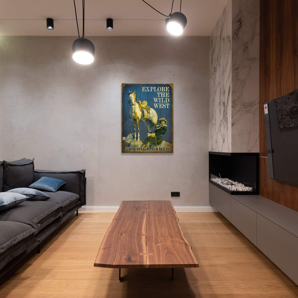 Explore the Wild West - Wood & Metal Wall Art