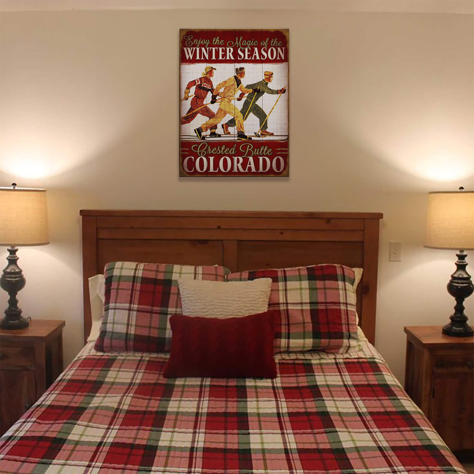 Enjoy the Magic of the Winter Season - Wood & Metal Wall Art