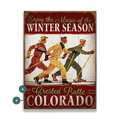 Enjoy the Magic of the Winter Season - Wood & Metal Wall Art