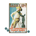 Saddle Up - Wood & Metal Wall Art