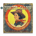 Proper Ladies Welcome - Wood & Metal Wall Art