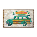 Surf Spots Woody: East Coast - Wood & Metal Wall Art