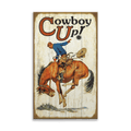 Cowboy Up: Generic - Wood & Metal Wall Art