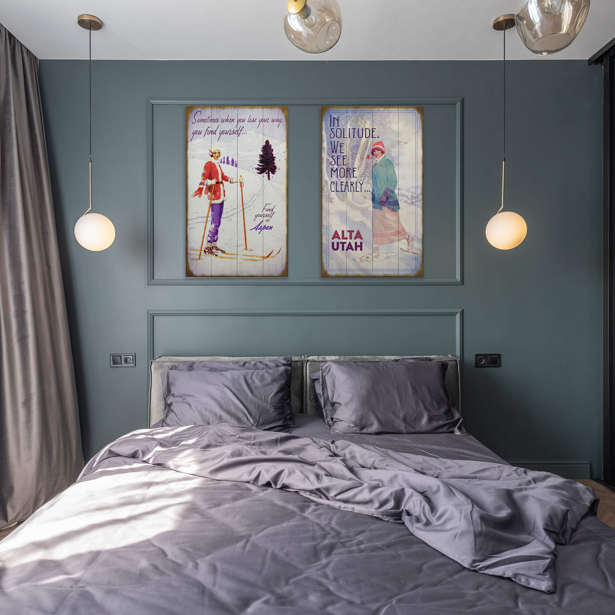 In Solitude, We See More Clearly - Wood & Metal Wall Art