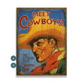 Meet Cowboys - Wood & Metal Wall Art