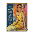 Make Time for Quality Time - Wood & Metal Wall Art