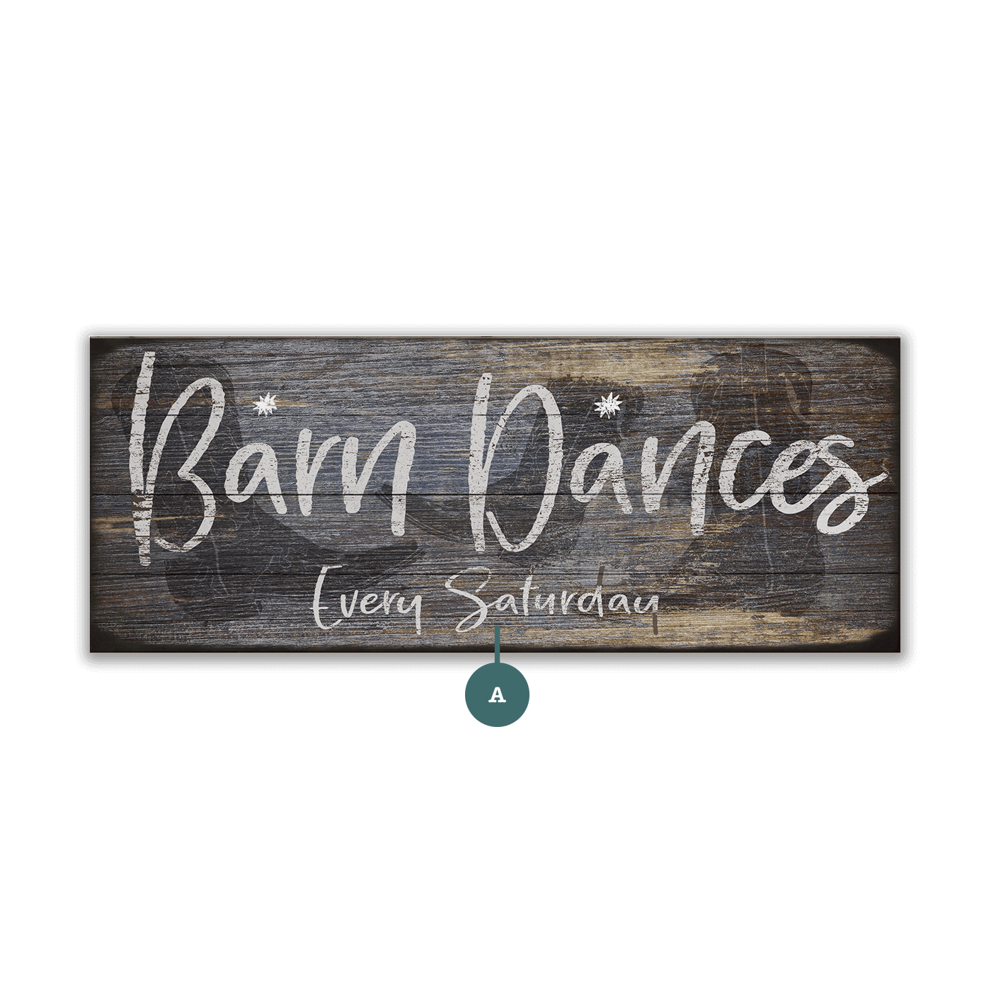 Barn Dances - Wood & Metal Wall Art