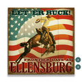 Let 'Er Buck - Wood & Metal Wall Art