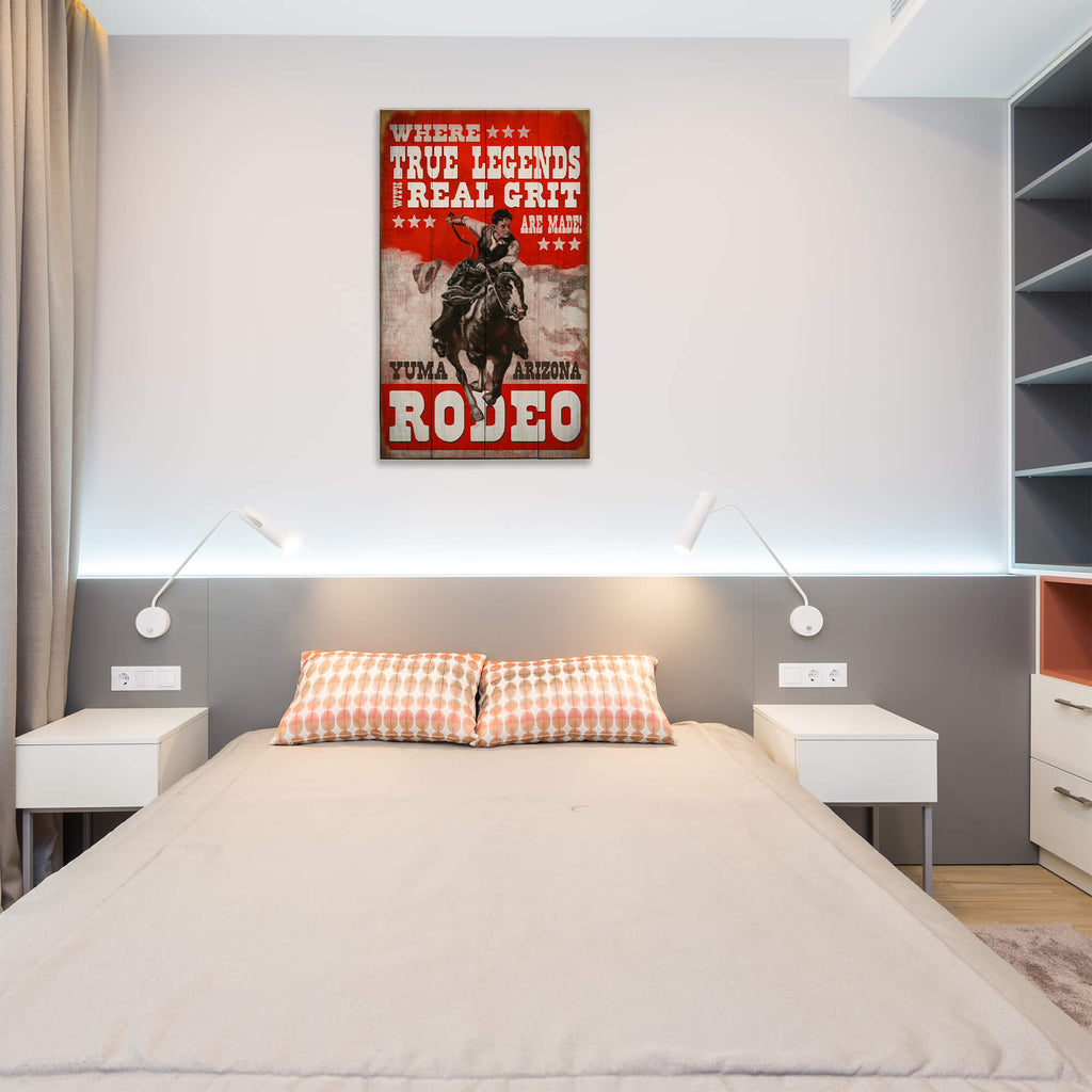 True Legends with Real Grit - Wood & Metal Wall Art