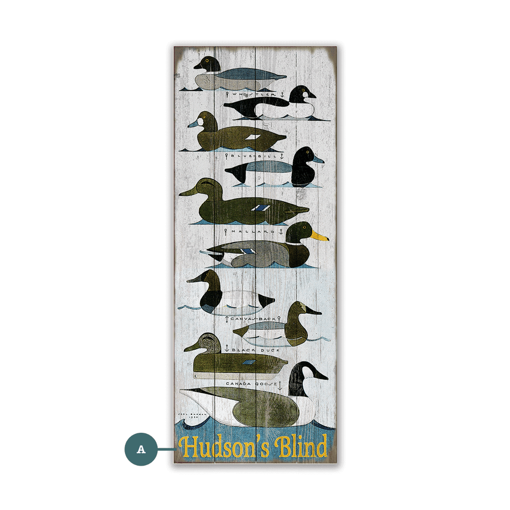 Duck Decoy - Wood & Metal Wall Art